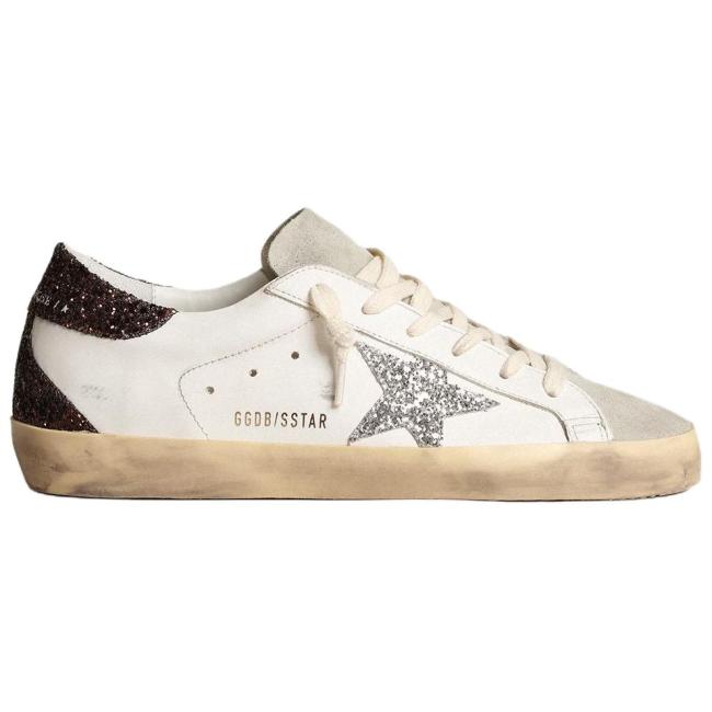 Golden Goose Super-Star Leather Star Low-top Fashion Sneakers White Distressed Version