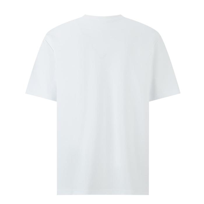 PRADA Logo Plaque Crewneck T Shirt
