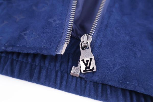 LOUIS VUITTON Monogram SS26 Leather Jacket Men's