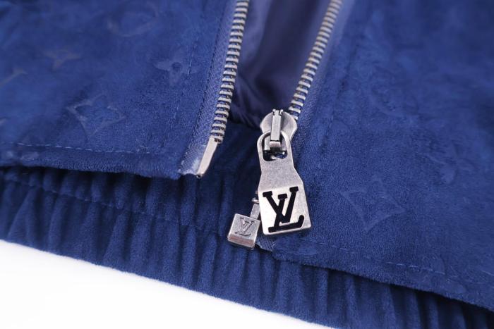 LOUIS VUITTON Monogram SS26 Leather Jacket Men's