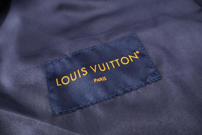 LOUIS VUITTON Monogram SS26 Leather Jacket Men's