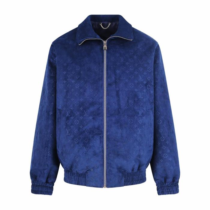 LOUIS VUITTON Monogram SS26 Leather Jacket Men's