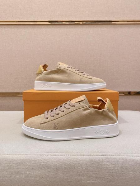 LOUIS VUITTON Soft Low top Skateboard Shoes Men's Umber