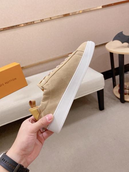 LOUIS VUITTON Soft Low top Skateboard Shoes Men's Umber