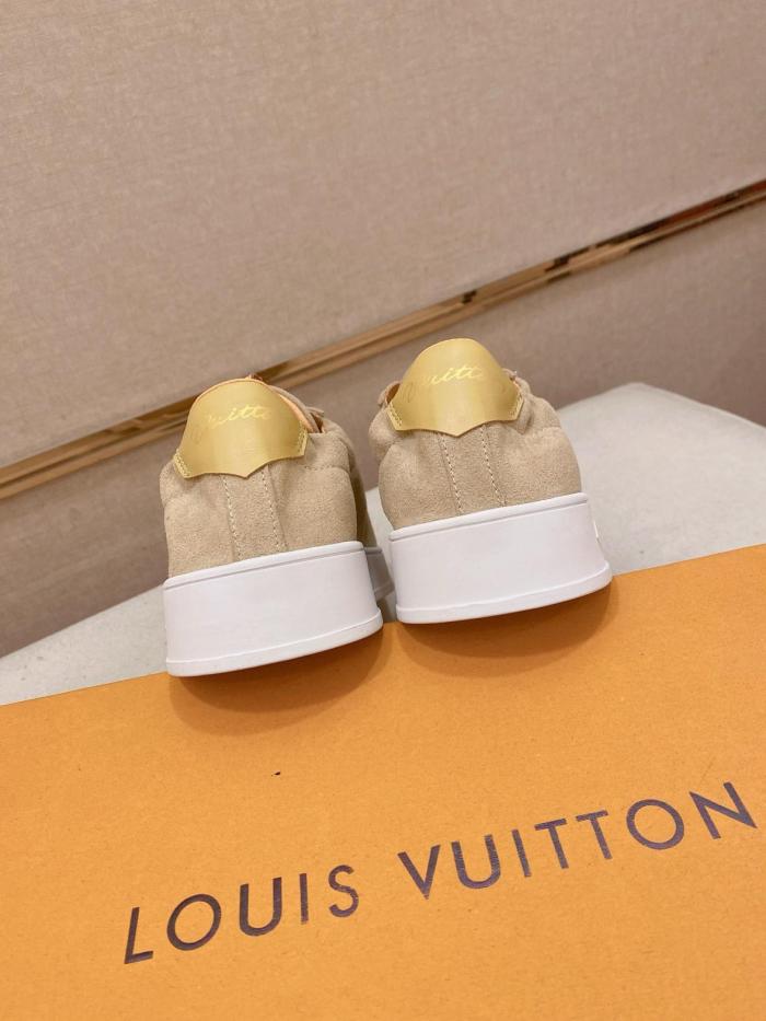 LOUIS VUITTON Soft Low top Skateboard Shoes Men's Umber