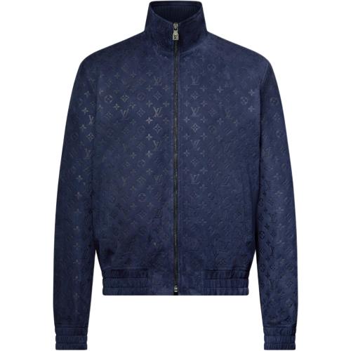 LOUIS VUITTON Monogram SS26 Leather Jacket Men's