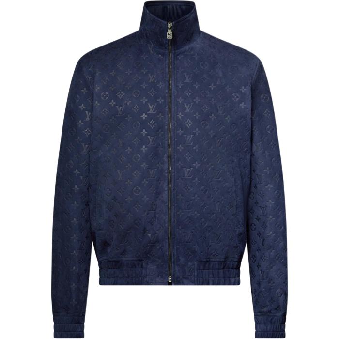 LOUIS VUITTON Monogram SS26 Leather Jacket Men's