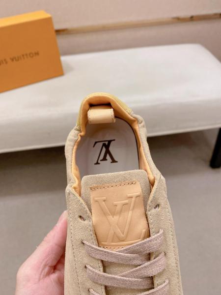 LOUIS VUITTON Soft Low top Skateboard Shoes Men's Umber