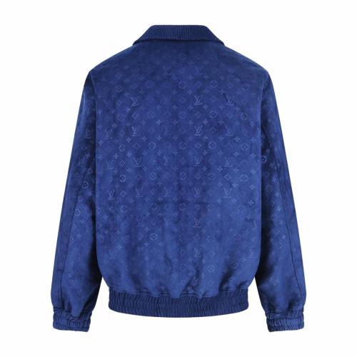 LOUIS VUITTON Monogram SS26 Leather Jacket Men's