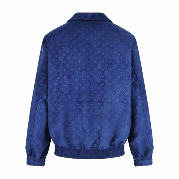 LOUIS VUITTON Monogram SS26 Leather Jacket Men's