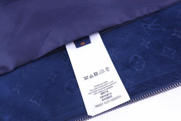 LOUIS VUITTON Monogram SS26 Leather Jacket Men's