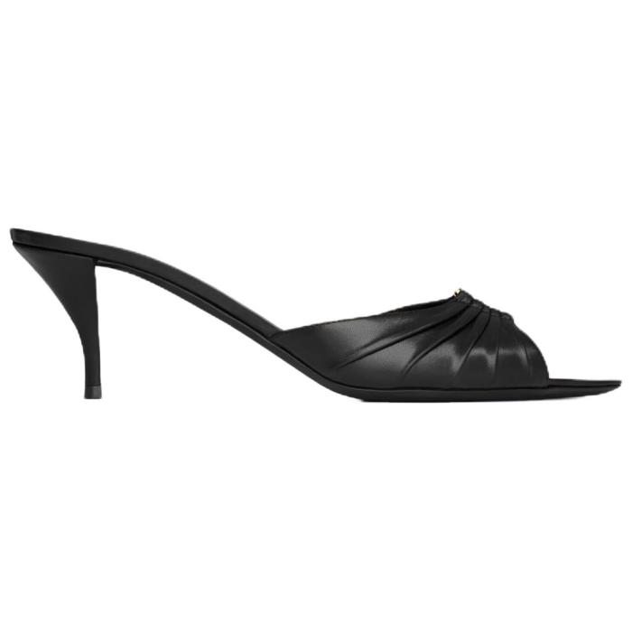 SAINT LAURENT Slide Slippers Women's Black