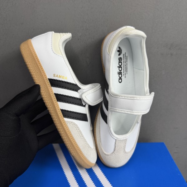 adidas Samba Jane White Black Gum (Women's)