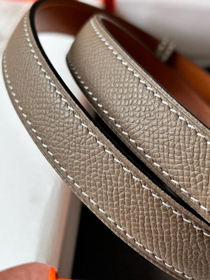HERMES Kelly Calfskin Leather Belts Women's Width 1.8cm