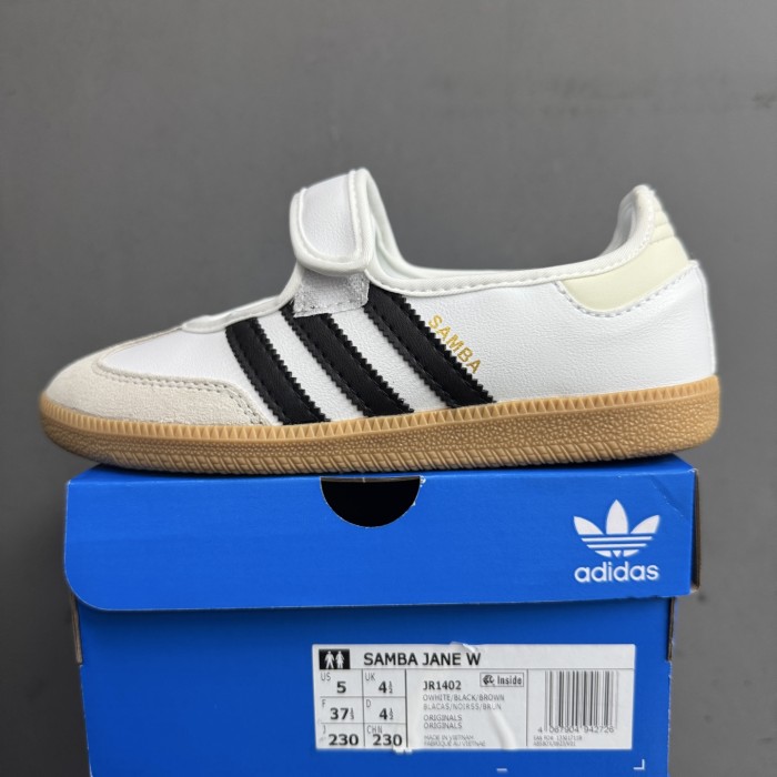 adidas Samba Jane White Black Gum (Women's)