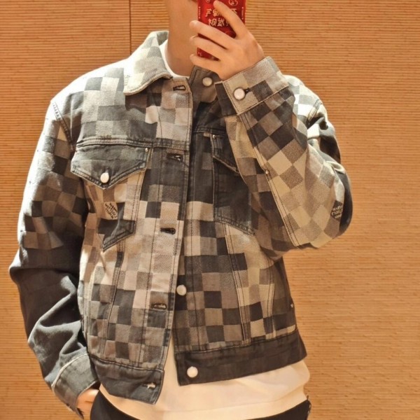 LOUIS VUITTON Lv Damoflage Classic Denim Jacket