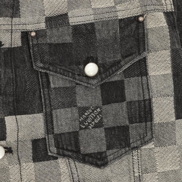 LOUIS VUITTON Lv Damoflage Classic Denim Jacket