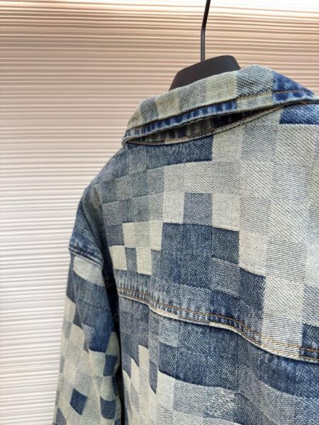 LOUIS VUITTON Damier Damoflage Classic Denim Jacket