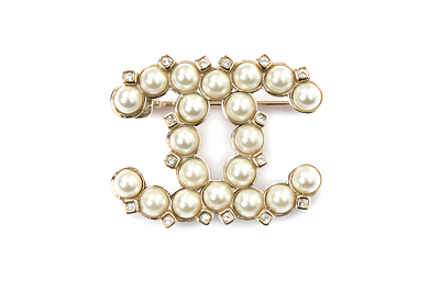 CHANEL Brooches Women's White