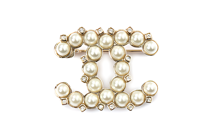 CHANEL Brooches Women's White