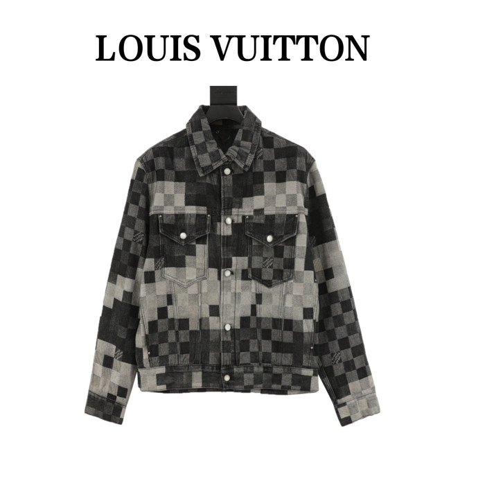 LOUIS VUITTON Lv Damoflage Classic Denim Jacket