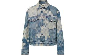 LOUIS VUITTON Damier Damoflage Classic Denim Jacket
