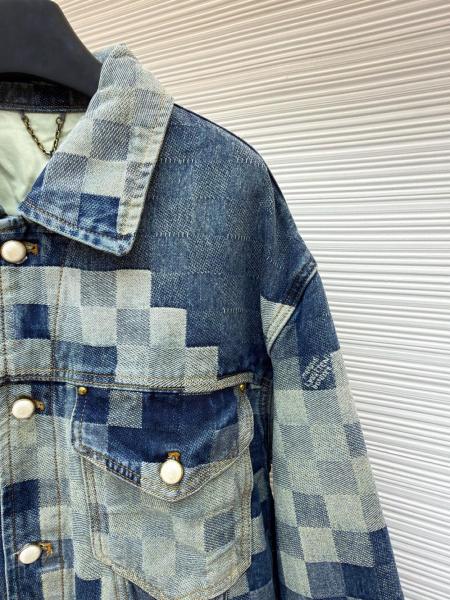 LOUIS VUITTON Damier Damoflage Classic Denim Jacket