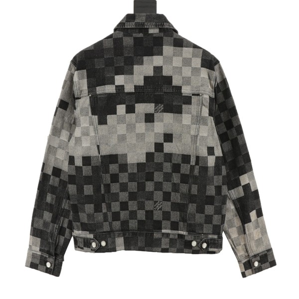 LOUIS VUITTON Lv Damoflage Classic Denim Jacket