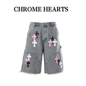 Chrome Hearts Denim Shorts Unisex