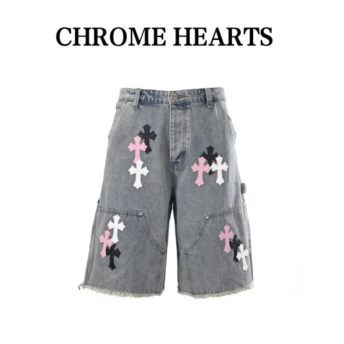Chrome Hearts Denim Shorts Unisex