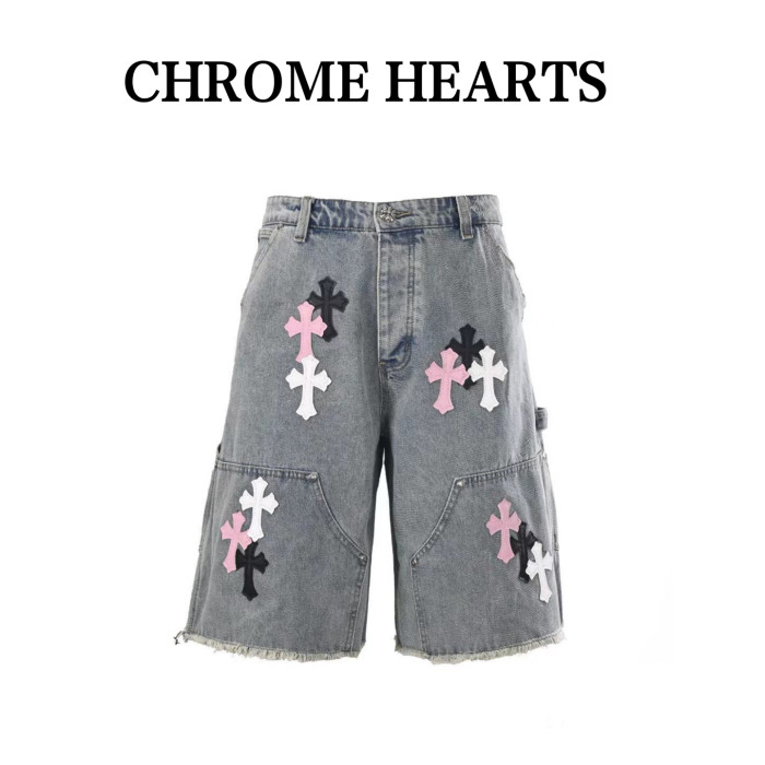 Chrome Hearts Denim Shorts Unisex