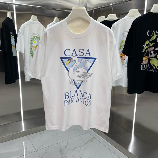 CASABLANCA Par Avion Screen Printed T shirt
