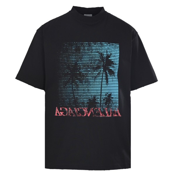 Balenciaga Paris Moon Double Front T Shirt