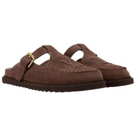 LOUIS VUITTON Colorado Closed Toe Slippers Women's Brown