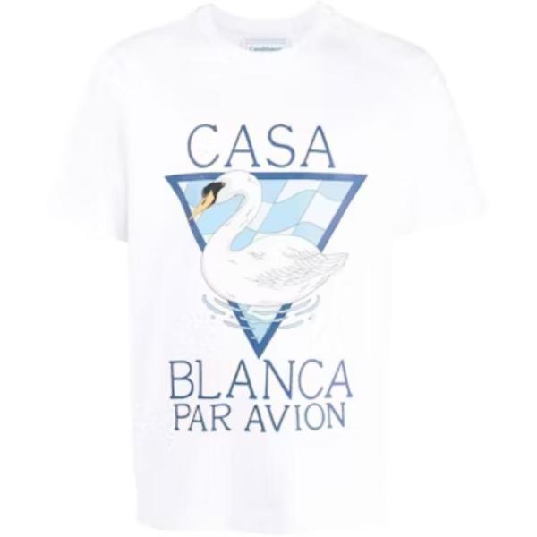 CASABLANCA Par Avion Screen Printed T shirt