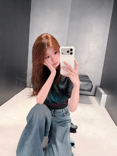 Balenciaga Paris Moon Double Front T Shirt