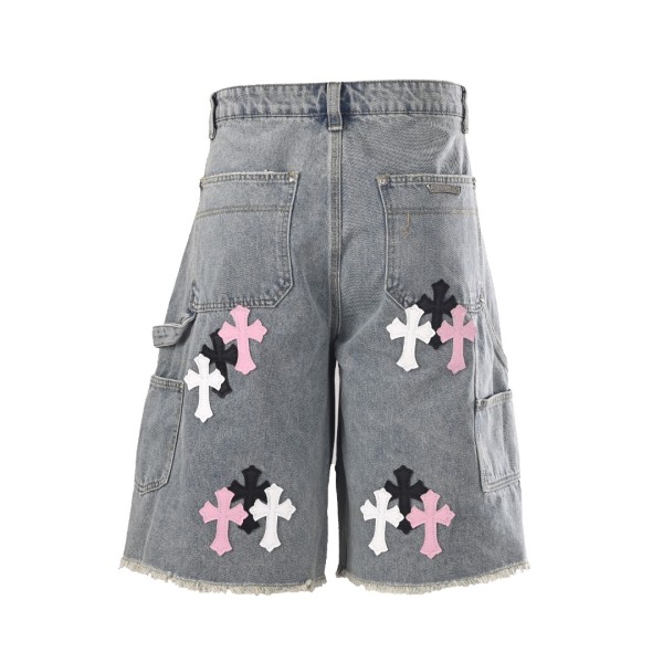 Chrome Hearts Denim Shorts Unisex