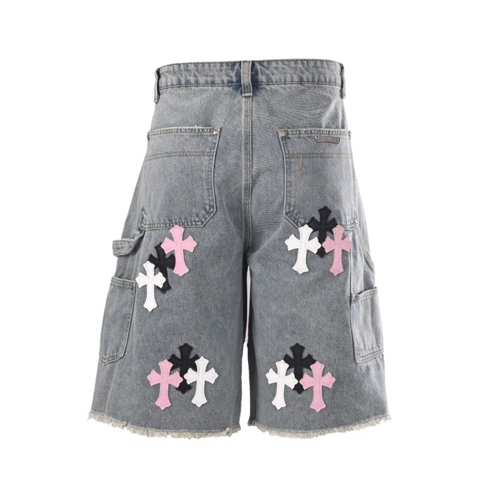 Chrome Hearts Denim Shorts Unisex