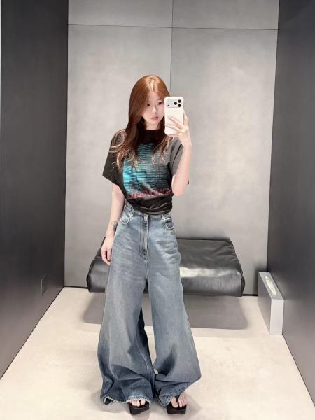 Balenciaga Paris Moon Double Front T Shirt