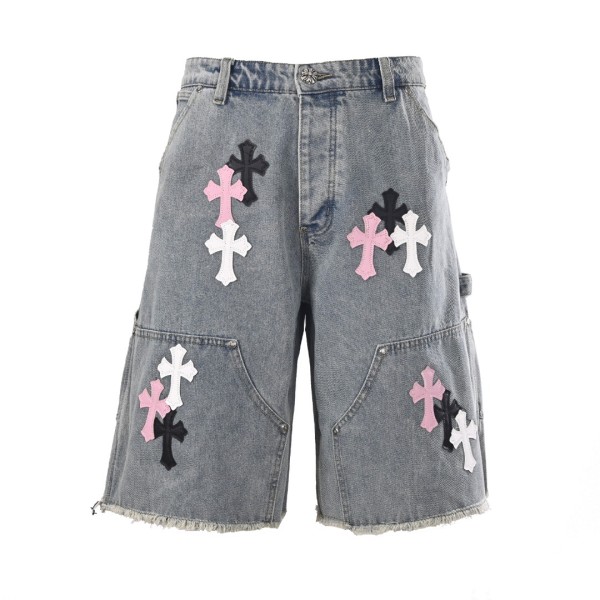 Chrome Hearts Denim Shorts Unisex