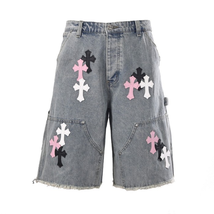 Chrome Hearts Denim Shorts Unisex