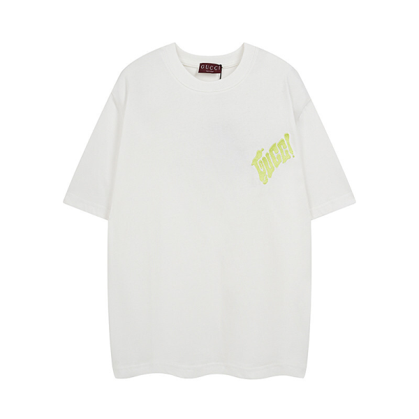 GUCCI Embroidered Cotton Jersey T shirt