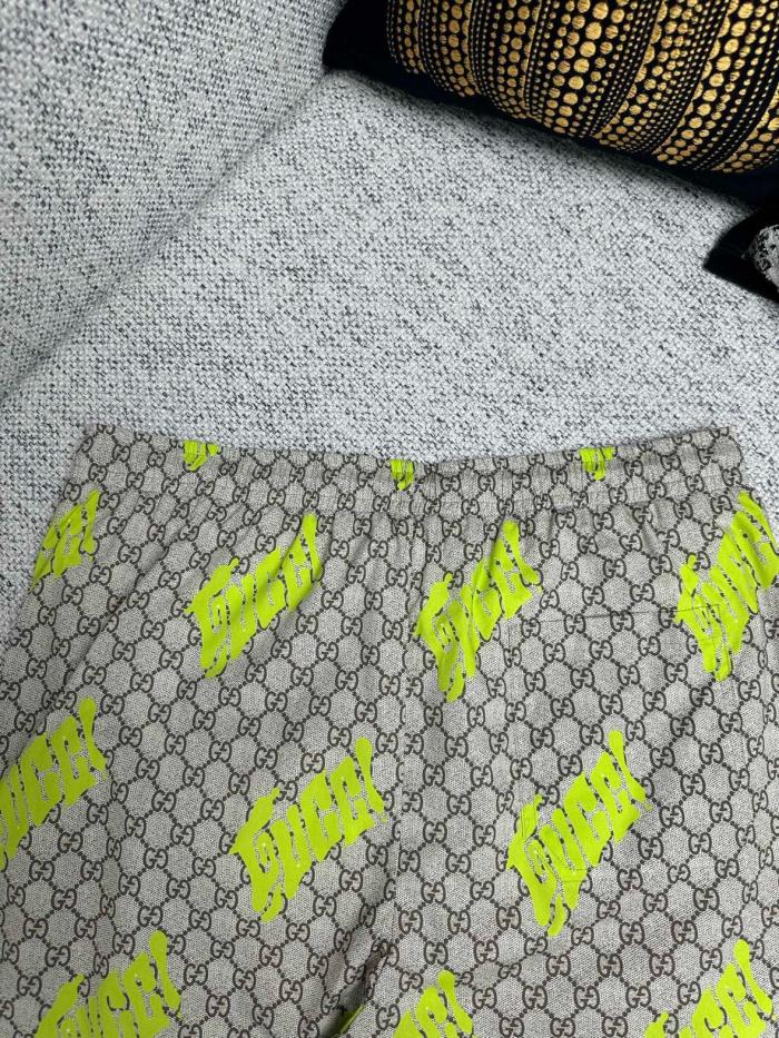 GUCCI Printed Technical Poplin Swim Shorts