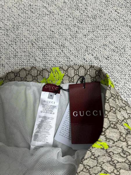 GUCCI Printed Technical Poplin Swim Shorts