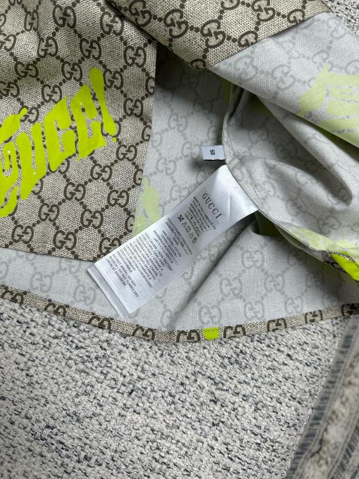 GUCCI Printed Cotton Poplin Bowling Shirt