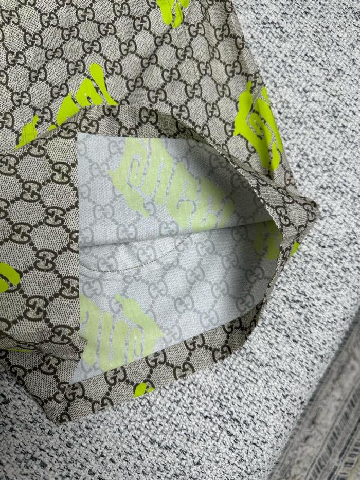 GUCCI Printed Technical Poplin Swim Shorts