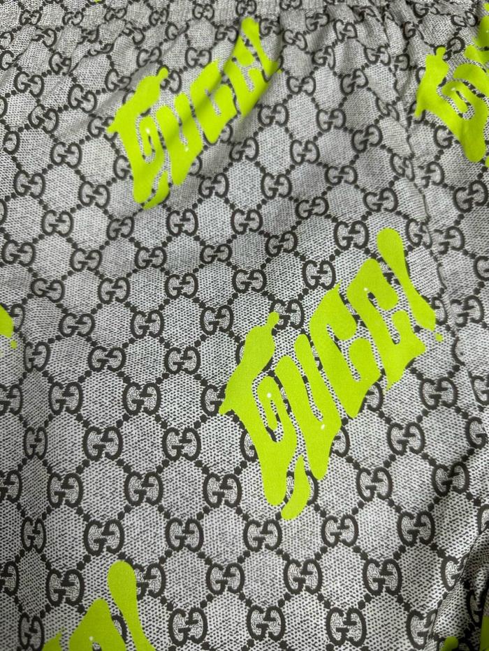 GUCCI Printed Technical Poplin Swim Shorts