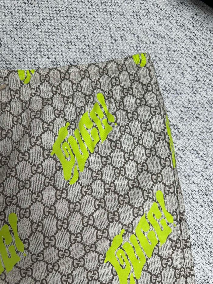 GUCCI Printed Technical Poplin Swim Shorts