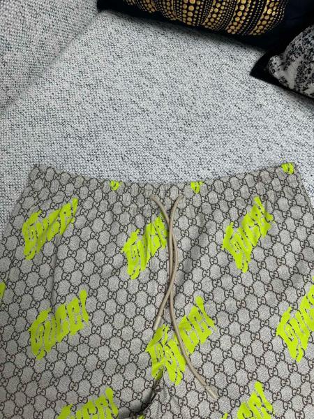 GUCCI Printed Technical Poplin Swim Shorts