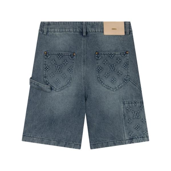 LOUIS VUITTON Denim Carpenter Shorts